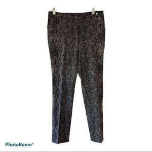 EP Pro Snakeskin‎ Print Golf Ankle Pants, Size 8